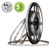 LED pásek SMD2835 modrý, 120LED/m, 9,6W/m, DC 12V, 300lm/m, IP20, 8mm, 5m