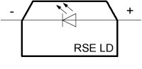 Svorka RSE LD R24V DC červená ELEKTRO BEČOV A128003