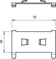 OBO 6062300 Svorka MKS/SKS KS MKS SKS FS