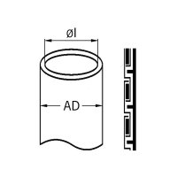 Ochranná hadice kovová, povrch PVC, černá, průměr 1/2 palce AGRO 2060.112.016