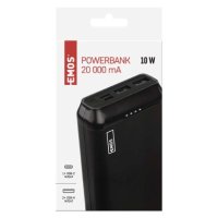 Powerbanka EMOS Alpha2 20, 20000 mAh, 10 W, černá EMOS B0527B