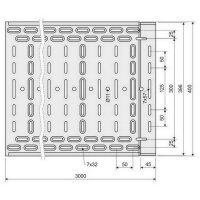 Žlab kabelový s integrovanou spojkou Kopos KZI 110X400X1.25_F (Jupiter)