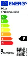 LED žárovka PILA 4,7-50W GU10 CW 60D ND