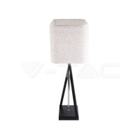 Designer Table Lamp E27 With Ivory Lamp