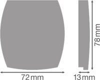 Koncový kryt LEDVANCE TruSys FLEX END CAP ENERGY RAIL END CAP RAIL WT