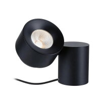 LED stolní lampa Smart Home Zigbee Puric Pane 2700K 3W černá PAULMANN 79781