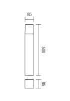 Sloupkové svítidlo TOGO ST50 E27 1X13W IP44 DG REDO 9266