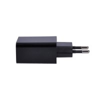 USB nabíjecí adaptér, 1x USB, 2400mA, AC 230V, černý SOLIGHT DC47