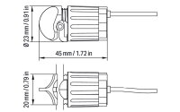 Odbočka potenciálu bez pojistky 2,5-6mm2 WAGO 855-8002