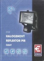 Emos G2311 HALOGEN REFLEKTOR 150W PIR ČER