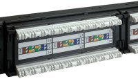 19" Patch panel 24 x RJ45 CAT6 UTP 350 MHz černý 1U SOLARIX 24200024