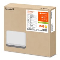 LEDVANCE SURFACE SLIM IK10 SQ 260 SENSOR 26W 830 WT IP65