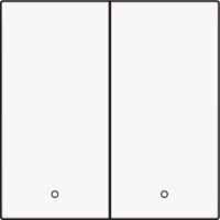 Smart Switch kolébka 2x1/2 + 2xLED-WHITE COATED NIKO 154-32004