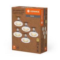 LED SPOT SET RECESS ESSENTIAL GU10 5x2.6W GU10 White LEDVANCE 4099854103667