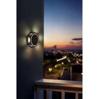 Solární svítidlo SOLAR černá matná 1,2W 3000K GLOBO 36506