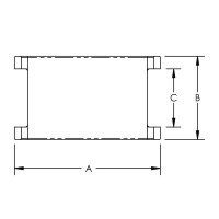 FleXbus HCBC Plate for conductor 960, 1280 and 1810mm2 ERICO FLEXPLATE100 508181