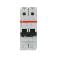 S402M-D10 Jistič 2 pólový char.D 10A 10000 230/400V ABB 2CCS572001R0101