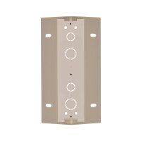 Rohová dvojitá povrchová krabice, pro rámečky Simon 54 Premium, krémová DPNR2/41