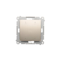 Ovladač žaluziový elektronický dvojnásobny, 6A, krémováová DEZ2.01/41