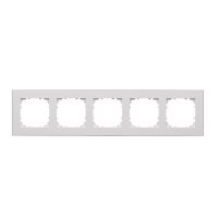 Rámeček 5 násobný bílá KONTAKT SIMON TRD5.166/111