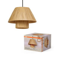 Decor Bamboo Paper Hut Pendant 280 E27 Brown OSRAM 4099854458521