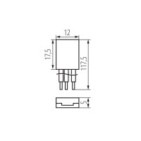 Konektor LED COB pasku CON P 10 CCT/D CP KANLUX 39527