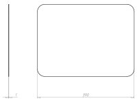 Víko ochrané 390x290x1 mm, do betonu KAISER 9917.06