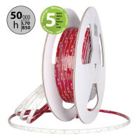 LED pásek SMD2835 WW, 128LED/m, 11,5W/m, DC24V, 1925lm/m, CRI90, IP67, 12mm, 5m