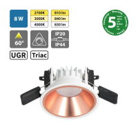 LED podhledové svítidlo Jolly 8 UGR, 8W,