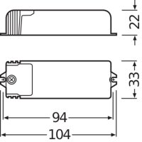 Elektronický transformátor LEDVANCE HALOTRONIC-COMPACT  HTM, HTN 75/230240 I