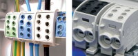 Svorkovnice rozbočovací HLAK 70//1 C PE 160A 1pól. CU IP20 zelená na DIN 1003169