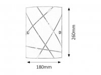Phaedra E27 60W IP20 bílá RABALUX 3697