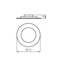 Vestavné svítidlo LED LITEN LED 8W-WW 25562 Kanlux