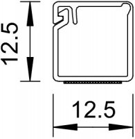 OBO 6150284 Minikanál s lepicí fólií WDKMD12RW