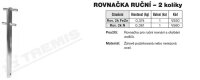 Rovnačka ruční-2 kolíky Rovnačka 2k FeZn (FeZn) TREMIS V550