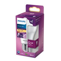 LED žárovka PHILIPS LED Sensor 60W A60 E27 WW FR ND