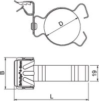 Nosníková svorka OBO BCHPC 2-4 D32 pro trubky 2-4mm Ocel
