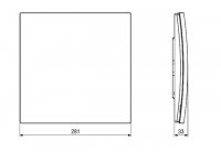 Maico 0084.0361 ER-A kryt ventilátoru