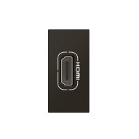 MOSAIC PŘEDKONEKTOROVANÁ ZÁSUVKA HDMI VERZE 2.0 1 MODUL ČERNÁ LEGRAND 079478L