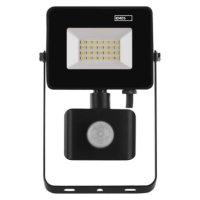 LED reflektor SIMPO s pohybovým čidlem, 20,5W, černý, neutrální bílá EMOS ZS2322