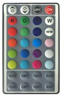 LED set RGB vč.RC,58xSMD/m,9,6W/m,IP20 ECOLITE DX-SMD5050-RGBW/5M/TUYA