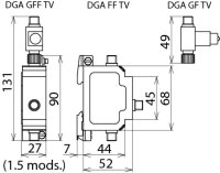 Kombinovaný svodič přepětí - set DEHNgate 909705