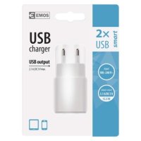 Univerzální USB adaptér SMART do sítě 3,1A (15W) max. EMOS V0125