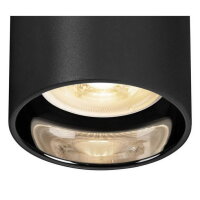 ASTO TUBE, stropní přisazené svítidlo, válcové, max. 1x 10 W, černé SLV 1006439