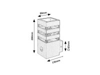 ANKARA antracitová E27 1x 12W IP44 antracit RABALUX 77025