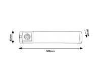 SOFT2 LED 8W IP20 stříbrná 4000K 450lm RABALUX 78056