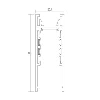XNET SURFACE PROFILE 2.5m 48V DC IP40 SB