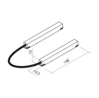 XCLICK S FLEXIBLE ANGLE CONNECTOR WITH C