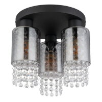 Stropní svítidlo BACKEY černá 3xE27 40W 230V GLOBO 15799-3D