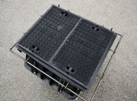Litinový poklop ZEKAN L, třída zatížení B125 CWS 00907BBV